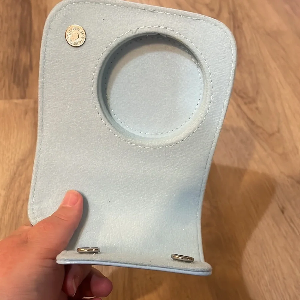 New Instax blue camera case with strap